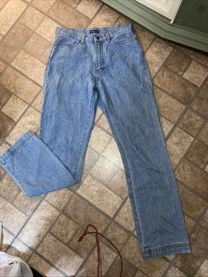 Pantalones de mezclilla Willi Smith de pierna ancha 100 % algodón Foto 1 de 4