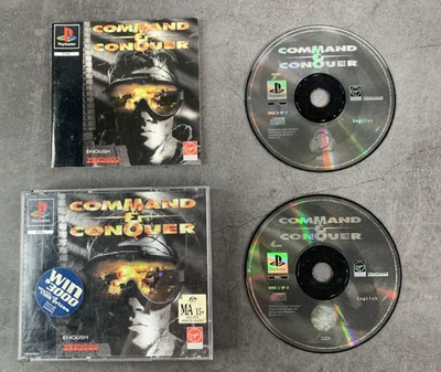 Command and Conquer PS1 PlayStation Big Box Game 2 Discs - Complete with Manual. - Bild 1 von 2