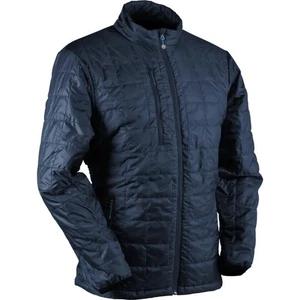 NEW Sun Mountain LARGE Granite II Jacket Navy Blue DWR Windproof Quilted - Picture 1 of 3
