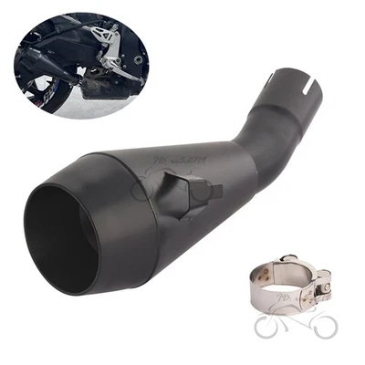 Tubo de escape silenciador negro deslizable para Suzuki GSXR750 2011-2025 GSXR600 Foto 1 de 4