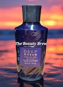 Bath & Body Works Men's Collection Deep Ocean 3 in 1 Hair, Face & Body Wash 10oz - Picture 1 of 2