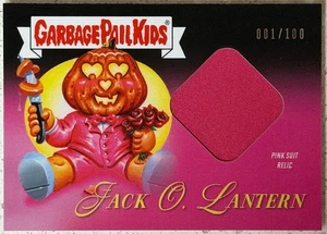 2024 GARBAGE PAIL KIDS PUTRID POETRY JACK O. LANTERN PINK SUIT RELIC 001/100 - Picture 1 of 1
