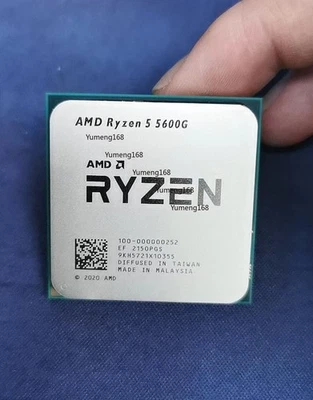 AMD Ryzen 5 5600g r5-5600g CPU processor 3.9-4.4ghz 6c 16mb desktop interface - Image 1 of 2