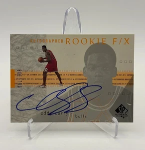 Eddy Curry 2002-03 Upper Deck SP Authentic Rookie RC Auto /700 ( Bulls ) - Picture 1 of 2