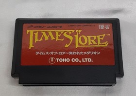 Times of LORE Lost Medallion TIMES of LORE FC Famicom Family Computer No