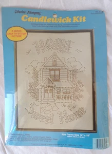 Creative Moments Candlewick Kit "Home Sweet Home" NOS 14" x 18" # 8308 Sealed - Picture 1 of 6