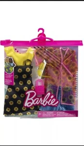 Barbie Sunflower Fashion Clothes Set Dress Top Shoes Sun Glasses More Accessory - Picture 1 of 1