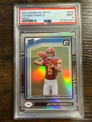 Panini Donruss Optic 2024 - Jayden Daniels #248 Holo Prizm (RC) PSA 9 Foto 1 de 2
