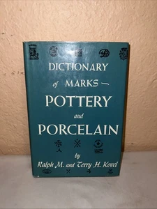 Dictionary of Marks: Pottery and Porcelain -Hardcover By Kovel, Ralph - LIKE NEW - Picture 1 of 17