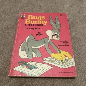 Bugs Bunny & His Friends Activity coloring Book 1984 - Picture 1 of 5