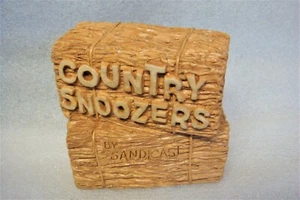 1987 SANDICAST COUNTRY SNOOZERS Heuballen Sammlung Ausstellungsblock SANDRA BRUE - Bild 1 von 9