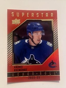 2022-23 Upper Deck Andrei Kuzmenko Honor Roll Red Holo
