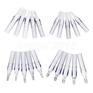 50 piezas puntas de boquilla desechables transparentes estériles 20 modelos de tubo de aguja - Imagen 1 de 28