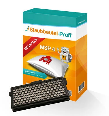 STAUBBEUTEL-PROFI 20 Staubsaugerbeutel, 1 Hepafilter passend für Miele S 8340 EcoLine Premium-Edi