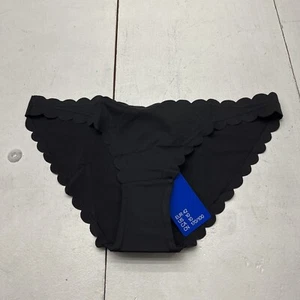 H&M Black Scallop Trim Bikini Bottoms Women’s Size 10 - Picture 1 of 7