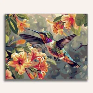 Arte de pared premium impresión fotográfica tamaño grande baile colibrí 11"x14" - Imagen 1 de 1