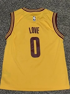 Adidas Cleveland Cavaliers Kevin Love 0 Jersey Youth Medium “All For One” - Picture 1 of 3