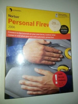 NORTON PERSONAL FIREWALL 2006 - VINTAGE SOFTWARE - NEW IN BOX - EX DISPLAY - Image 1 of 2