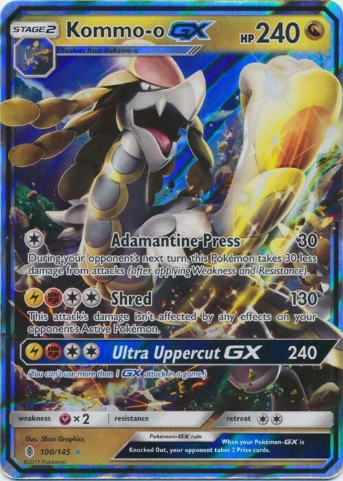 Kommo-o GX 100/145 Sm-Guardians Rising Holo