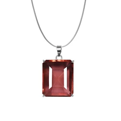 Colgante suelto de alejandrita de plata 925 con corte esmeralda que cambia de color 85 quilates AB-464 Foto 1 de 4