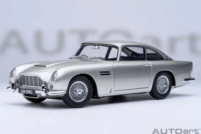 1:18 Aston Martin DB5 -- Birch Silver -- AUTOart 70287 - Image 1 of 4