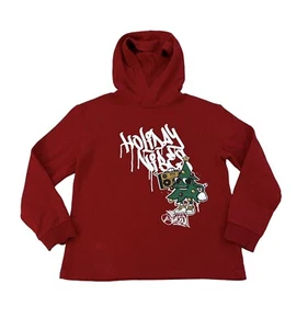 H&M Holiday Vibes Christmas Hoodie Kids Size 8/10 Perfect For Ugly Xmas Sweater - Picture 1 of 7
