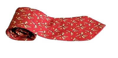 Tommy Hilfiger Mens Neck Tie Little Swimmers Silk 56 x 3 - Image 1 of 4