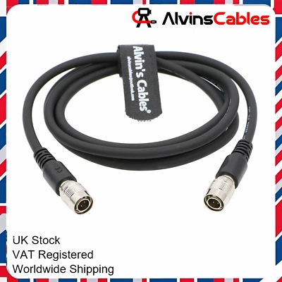 Hirose 4 Pin Male to Male Cable for Trimble 5600 3600 Total Stations to Device - Image 1 of 4