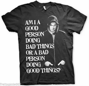 DEXTER GOOD PERSON T-Shirt camiseta cotton officially licensed - Foto 1 di 2