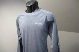 Columbia PFG UV Water Shirt Omni-Shade Fishing Gray Mens Size Medium - Picture 1 of 13