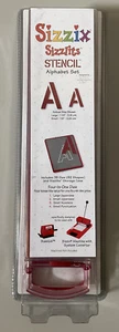 Sizzix Sizzlits Stencil Alphabet Set Model 38-9732 - Picture 1 of 2