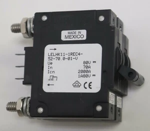 AIRPAX / SENSATA LELHK11-1REC4-52-70.0-01-V Used Circuit Breaker Panel Mount - Picture 1 of 5