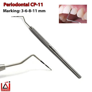 Periodontal CP 11 Color Coded Probe Tooth Depth Measuring Examination Probes - Picture 1 of 5