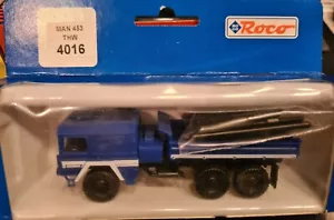 Roco 4016 MAN 453 "THW" mit Ladung blau *Neuwertig* in der OVP - Bild 1 von 2