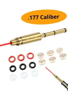 .177 Laser Bore Sight 177 Caliber Laser Collimator w/Battery for 177 BB Rifle - Picture 1 of 5