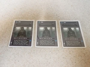Juego de cartas coleccionables de Star Wars, descifrador, 3x Vader, ¡excelente estado! - Imagen 1 de 1