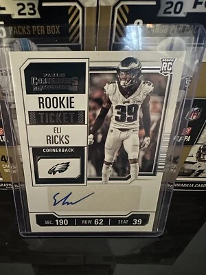 2023 Panini Contenders - Rookie Ticket #233 Eli Ricks (AU, RC) - Image 1 of 2