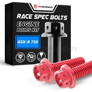 Engine Cover Bolts Screws Aluminum Set Fit Suzuki GSXR750 2006-2007 - Imagen 1 de 14