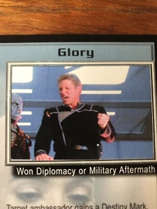 GLORY DELUXE EDITION BABYLON 5 CCG RARE CARD NEAR MINT NEVER PLAYED WITH - Picture 1 of 4