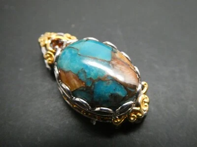 Colgante MICHAEL VALITUTTI Turquesa y Coral Piedras Preciosas Esterlina 925 Slide Foto 1 de 4