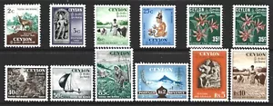 CEYLON (SRI LANKA) 1951-54 SET RICAMBI DEFINITIVI OTTIME CONDIZIONI - Foto 1 di 1