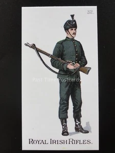 No.32 ROYAL IRISH RIFLES Types of the British Army REPRO Gallaher 1898 - Picture 1 of 1