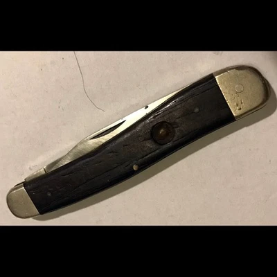 Navaja de bolsillo plegable original vintage hecha en Alemania PUMA SENIOR modelo 572 2 hojas Foto 1 de 4