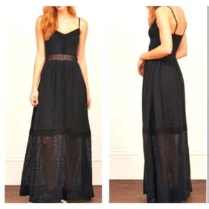 Abercrombie & Fitch Sleeveless Maxi Boho Dress Size S - Picture 1 of 8
