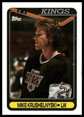 1990-91 Topps #167 Mike Krushelnyski - Image 1 of 2