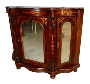 antikes Sideboard Ende 800 Louis XVI Stil aus Palisander mit Intarsien - Bild 1 von 15