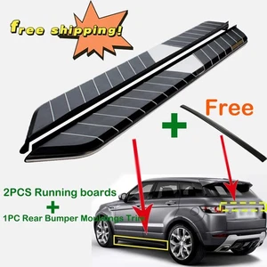 Running Boards fits for LR Range Rover Evoque 2011-2019 Side Steps Nerf Bars - Picture 1 of 15