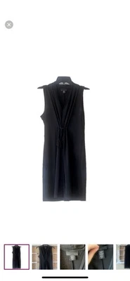 apostrophe black sleeveless cocktail dress women’s size small - Image 1 of 4