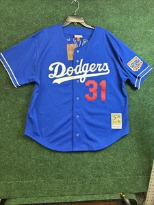 Mitchell & Ness Los Angeles Dodgers Piazza Cooperstown Collection Jersey 48 (XL) - Picture 1 of 9