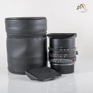 Leica Summilux-M 35mm/F1.4 ASPH/ FLE Black Lens Germany #11611 - Picture 1 of 9